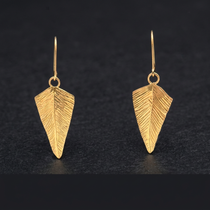 Gold fern earrings collection tile