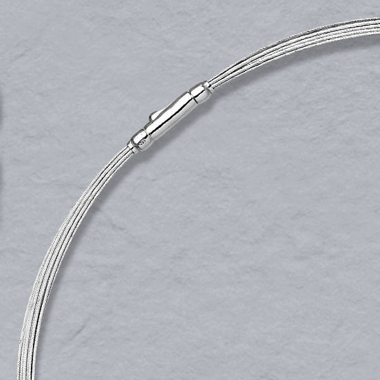 Sterling Silver 5-Strand Necklace