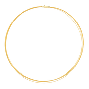 14K Gold 5-Strand Necklace