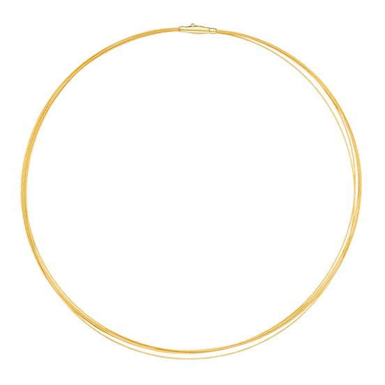 14K Gold 5-Strand Necklace