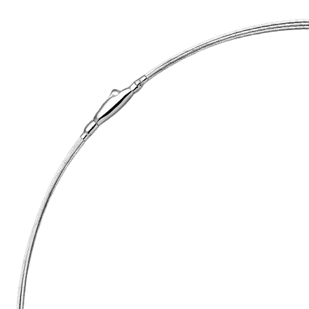 Sterling Silver 5-Strand Necklace