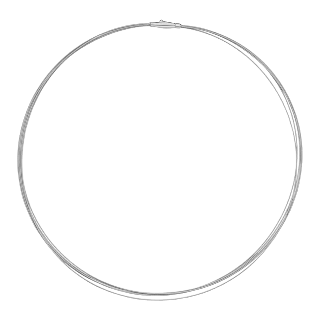 Sterling Silver 5-Strand Necklace