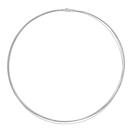 Sterling Silver 5-Strand Necklace