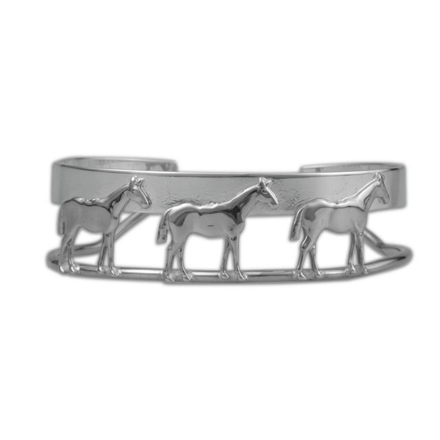 Horse Bracelet in Sterling