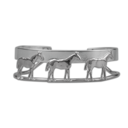 Horse Bracelet in Sterling