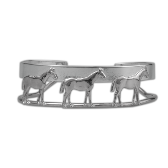 Horse Bracelet in Sterling