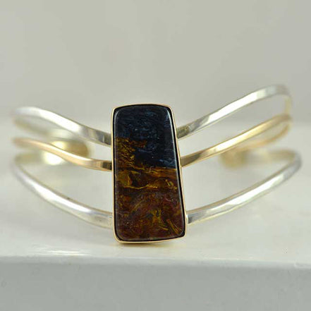 Original Bracelet - Sterling/14K/Pietersite
