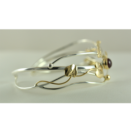 Original Bracelet - 14K/Sterling/Lab Created Ruby