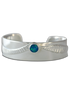 Opal Mosaic Bracelet on Sterling Band