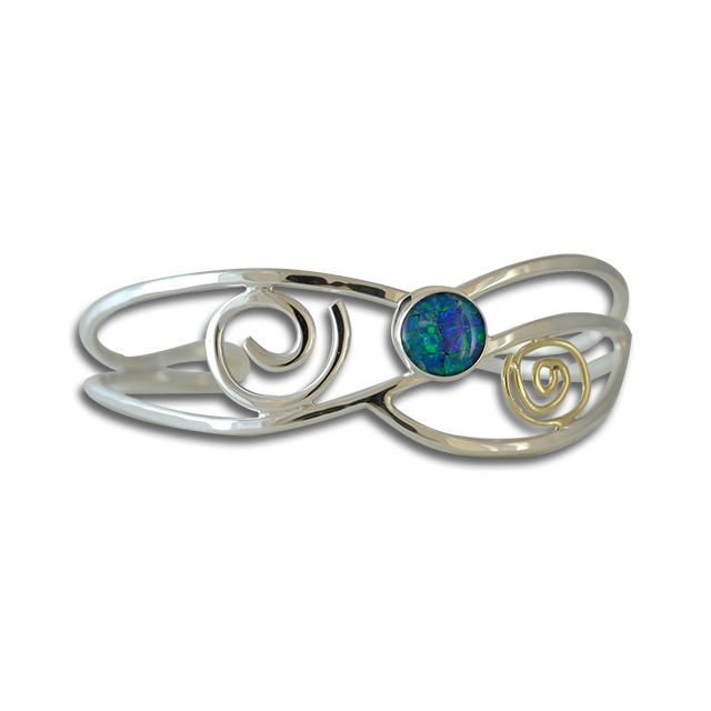 Original Bracelet: SS/14K/Opal Mosaic
