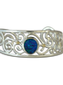 Swirls Bracelet in Sterling/14K/ and Opal Doublet