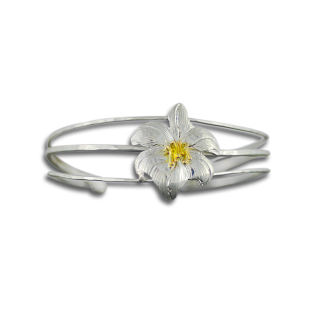Lily Bracelet in Sterling with 14k Stamen