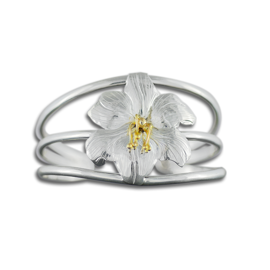 Lily Bracelet in Sterling with 14k Stamen