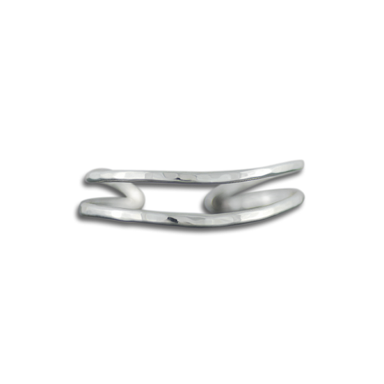Two Wires Abstract in Sterling Silver