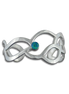 Opal Doublet Bracelet with Sterling Waves