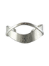 Crossed Sterling Bands Bracelet - Sterling