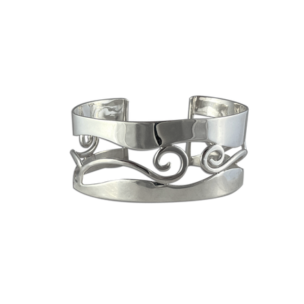 Sterling Bracelet with Swirls