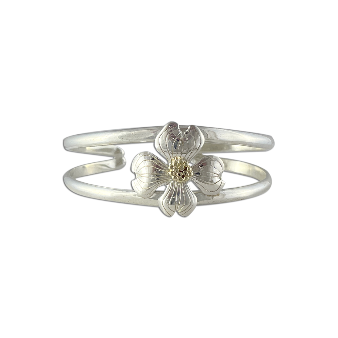 Dogwood Bracelet - Sterling/14K center