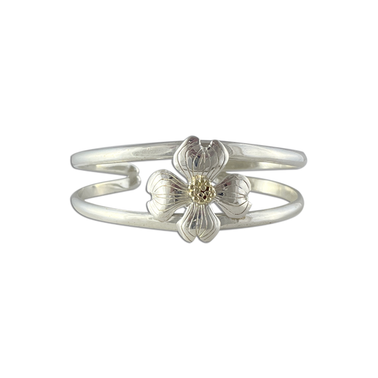 Dogwood Bracelet - Sterling/14K center