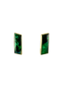 Malachite Earrings - 14K