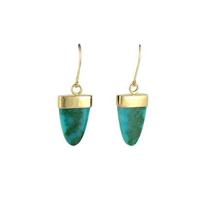 Original Earrings - 14K/Chrysocolla