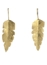 Original Banana Leaf Earrings - 14K