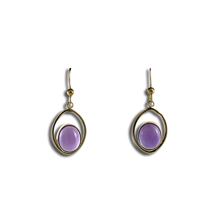 Original Earrings - 14K/Amethyst