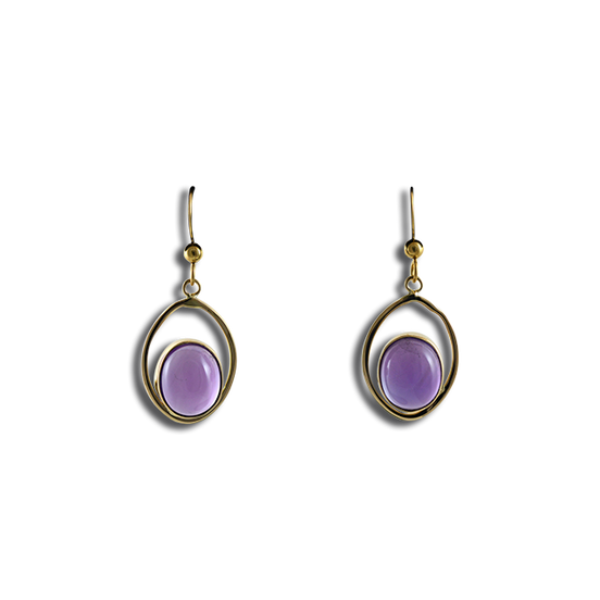 Original Earrings - 14K/Amethyst
