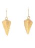 Fern Leaf Earrings in 14K