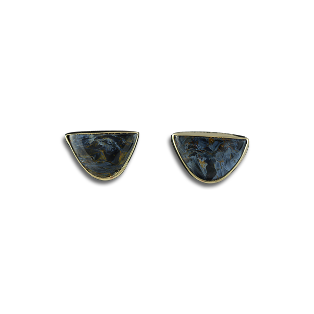 Pietersite Earrings posted in 14K