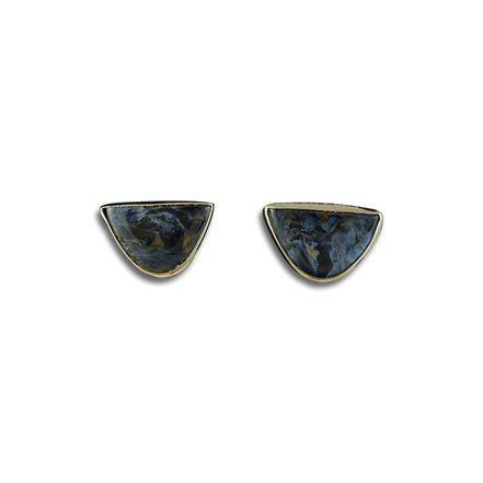 Pietersite Earrings posted in 14K