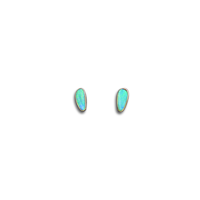 Opal Earrings in 14K