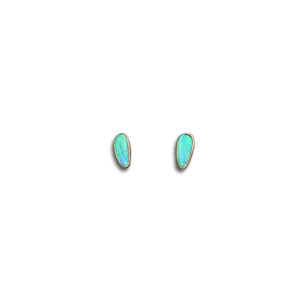 Opal Earrings in 14K