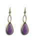Amethyst Earrings in 14K Gold