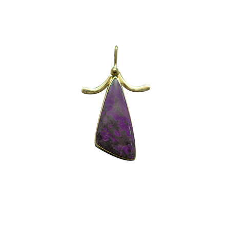 Sugilite Necklace in 14K and Sterling