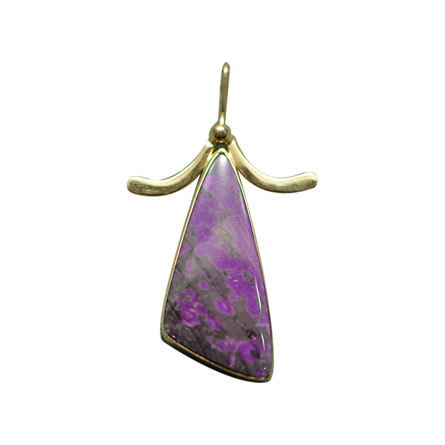 Sugilite Necklace: 14K/Sterling