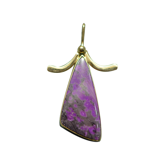 Sugilite Necklace: 14K/Sterling
