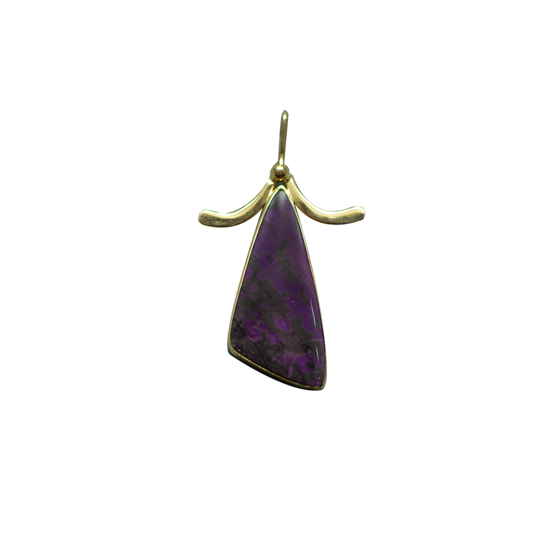 Sugilite Necklace: 14K/Sterling