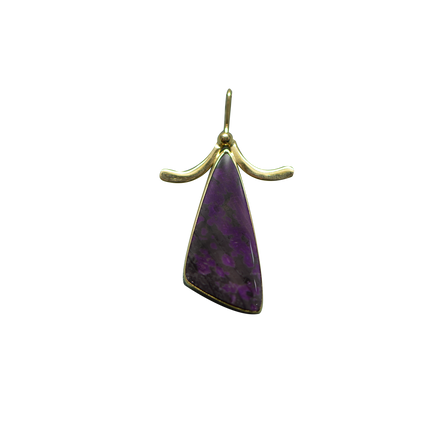 Sugilite Necklace: 14K/Sterling