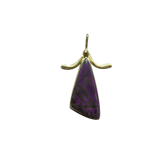 Sugilite Necklace: 14K/Sterling