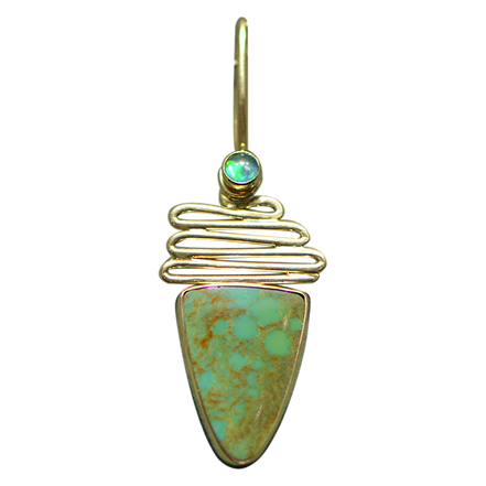 Original Necklace - 14K/SS/Turquoise/Opal