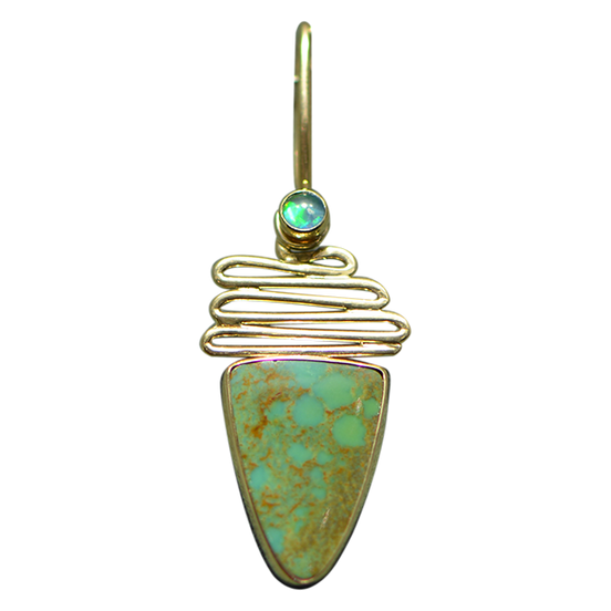 Original Necklace - 14K/SS/Turquoise/Opal