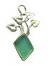 Chrysoprase Necklace - 14K/SS