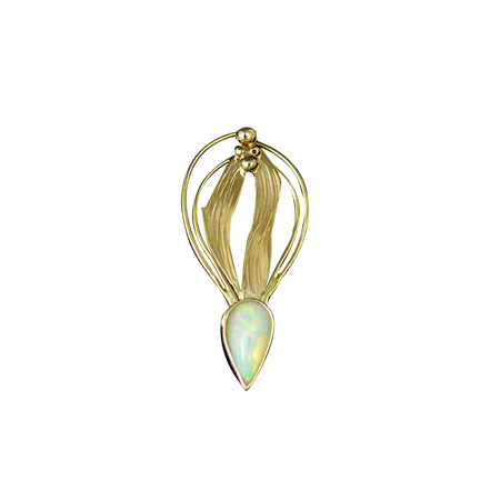Ethiopian Opal Necklace: 14K