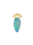Opal Doublet Necklace: 14K