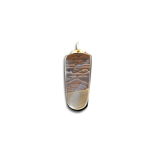 Deschutes Jasper Necklace: 14K