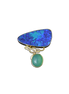New! ORIGINAL NECKLACE - 14K / OPAL DOUBLET / CHRYSOPRASE