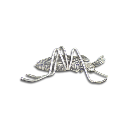 Mosquito Pin - Sterling Silver