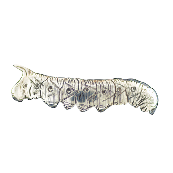 Original Pin: Tomato Horn Worm - Sterling