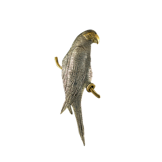 Original Pin/Pendant Parrot - SS/Brass